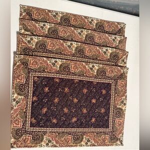 Vintage Vera Bradley Placemat in BLACK WALNUT in New condition. One placemat.